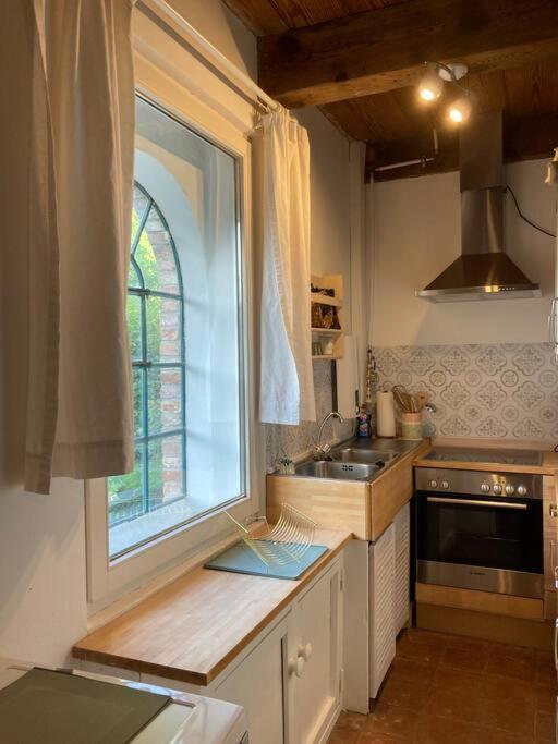 Idylle Unter Reet, Gemuetliche Ferienwohnug Appartement Haseldorf Buitenkant foto